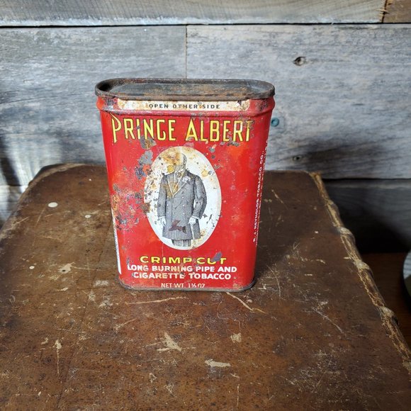 Prince Albert Crimp Cut Tobacco Tin - Mid 20th Century - Picture 4 of 6